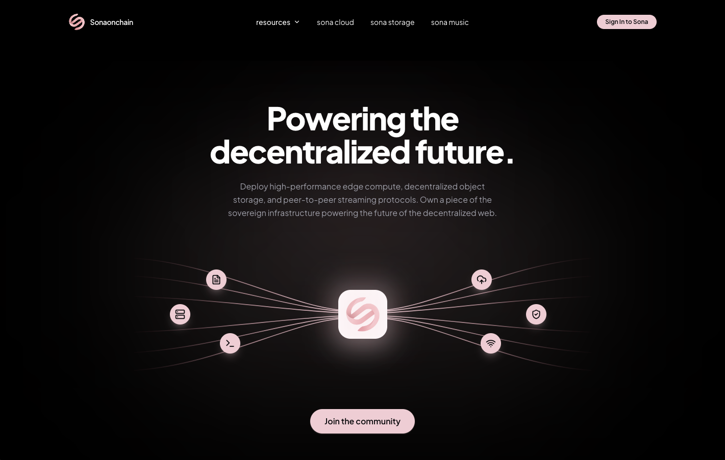 Sonaonchain product preview
